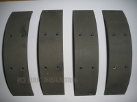 DKW Bremsbeläge 40 X 4 X 194 ∅ 200 inkl. Nieten 3 x 8